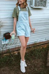 Simple Denim Romper
