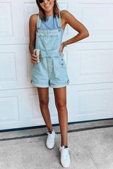 Simple Denim Romper