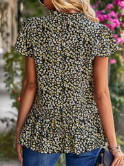 Women's T-Shirts Temperament Fashion Floral Casual T-Shirt