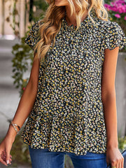 Women's T-Shirts Temperament Fashion Floral Casual T-Shirt