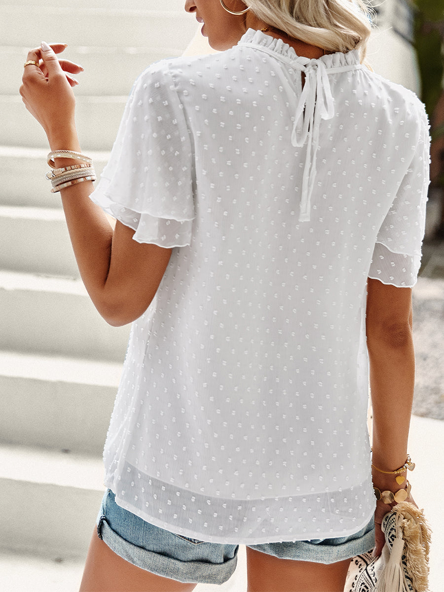 Women's T-Shirts Temperament Commuting Loose Short Sleeved T-Shirt