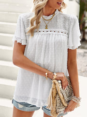 Women's T-Shirts Temperament Commuting Loose Short Sleeved T-Shirt