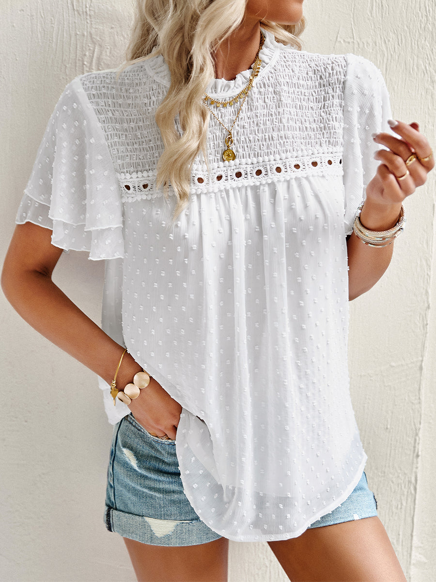 Women's T-Shirts Temperament Commuting Loose Short Sleeved T-Shirt