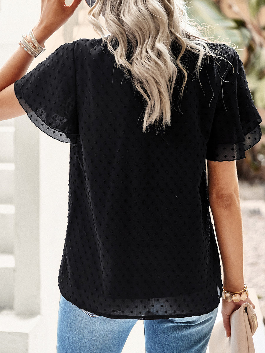 Women's T-Shirts Temperament Commuting Loose Short Sleeved T-Shirt