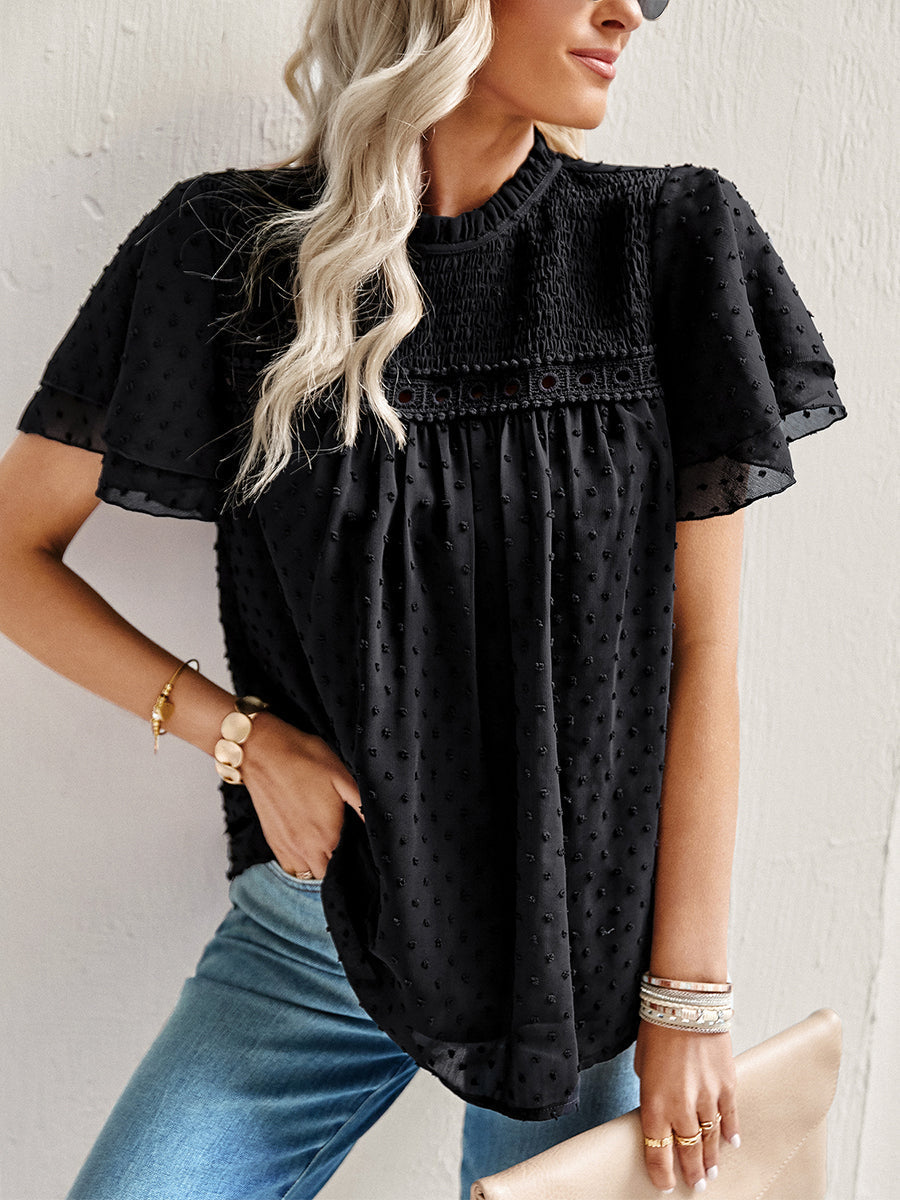 Women's T-Shirts Temperament Commuting Loose Short Sleeved T-Shirt