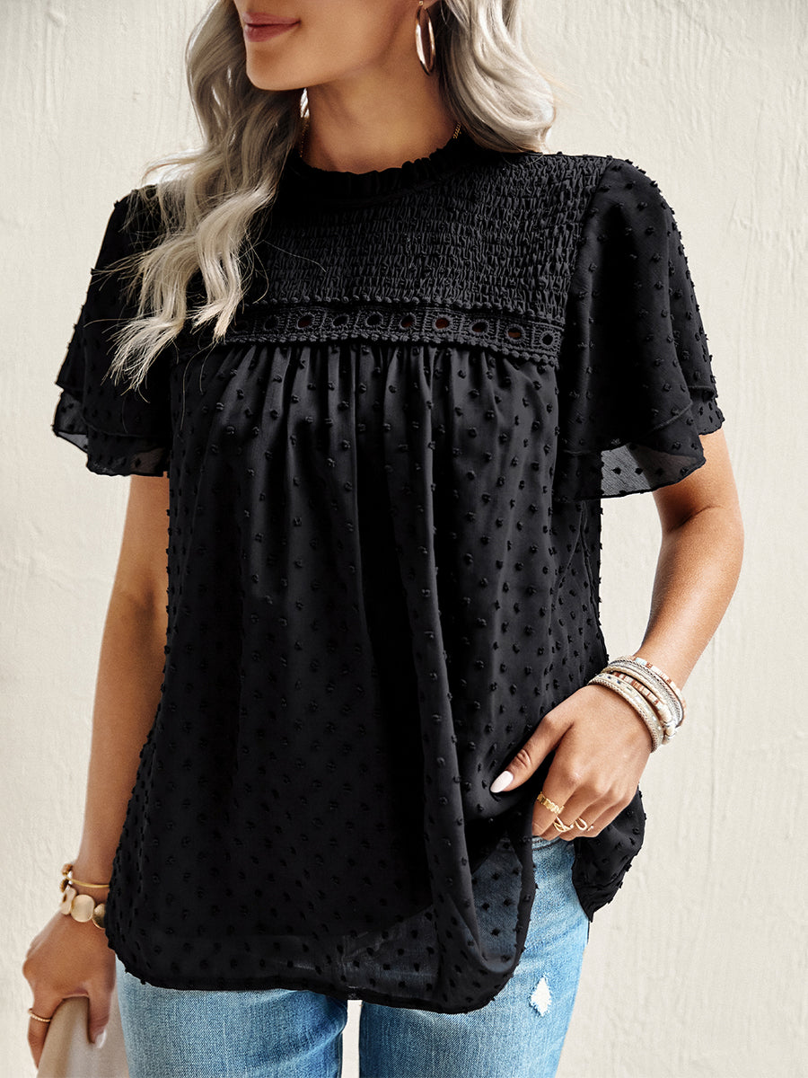 Women's T-Shirts Temperament Commuting Loose Short Sleeved T-Shirt