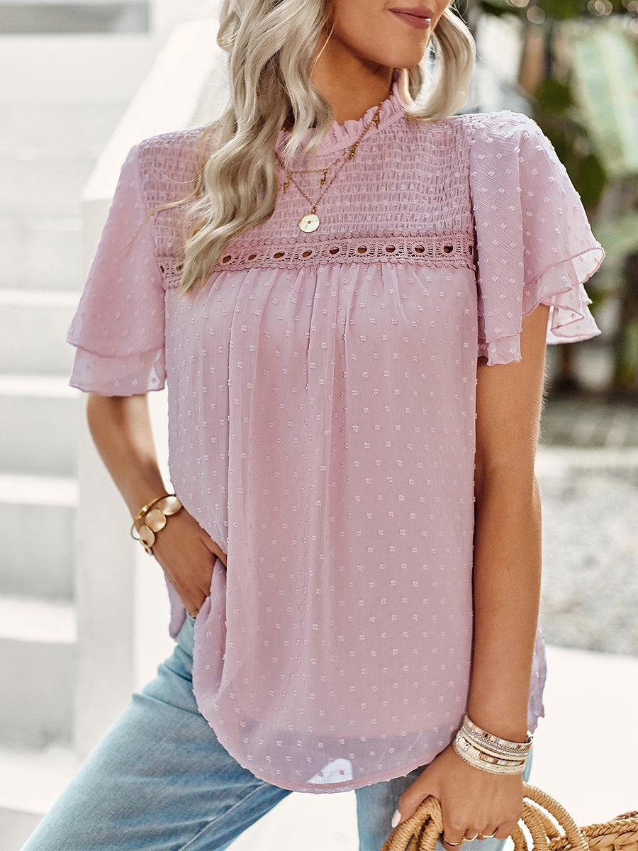 Women's T-Shirts Temperament Commuting Loose Short Sleeved T-Shirt