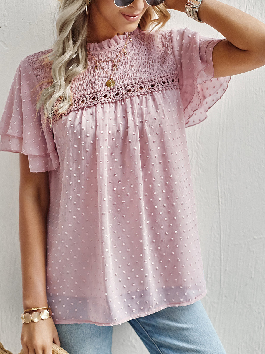 Women's T-Shirts Temperament Commuting Loose Short Sleeved T-Shirt