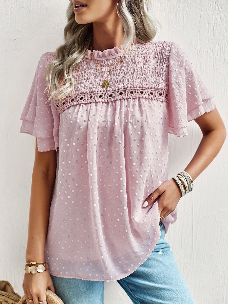 Women's T-Shirts Temperament Commuting Loose Short Sleeved T-Shirt