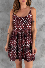 Printed Spaghetti Straps Dress