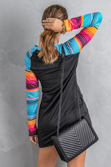 Howdy Western Pattern Mini Dress