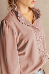 Pink Long Sleeve Shirt