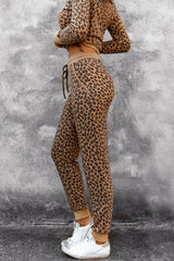 Leopard Pattern Jogger Pants
