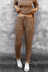 Leopard Pattern Jogger Pants