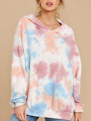 Loose Gradient Tie-dye Hoodie
