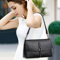 Retro Leather Design Women's Simple Fashion Shoulder Bags