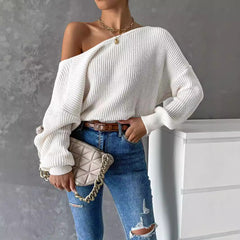 Dew Shoulder Waffle Long Sleeve T Shirt