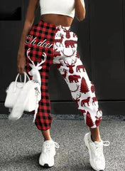 High Waist Color Blend Long Sweat Pants