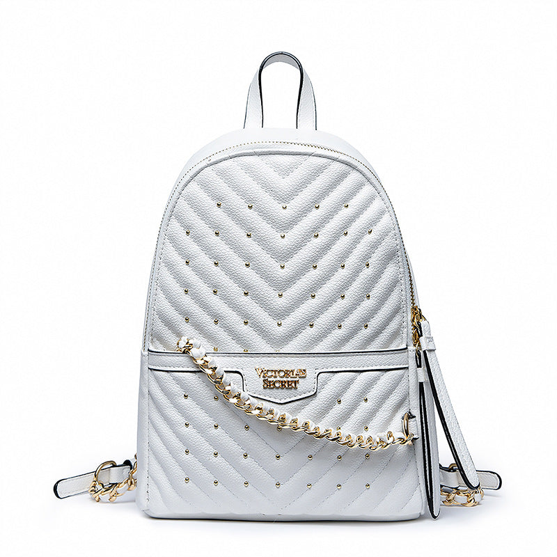 Women's PU Nail Small Backpacks