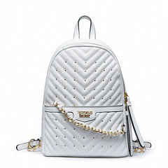 Women's PU Nail Small Backpacks