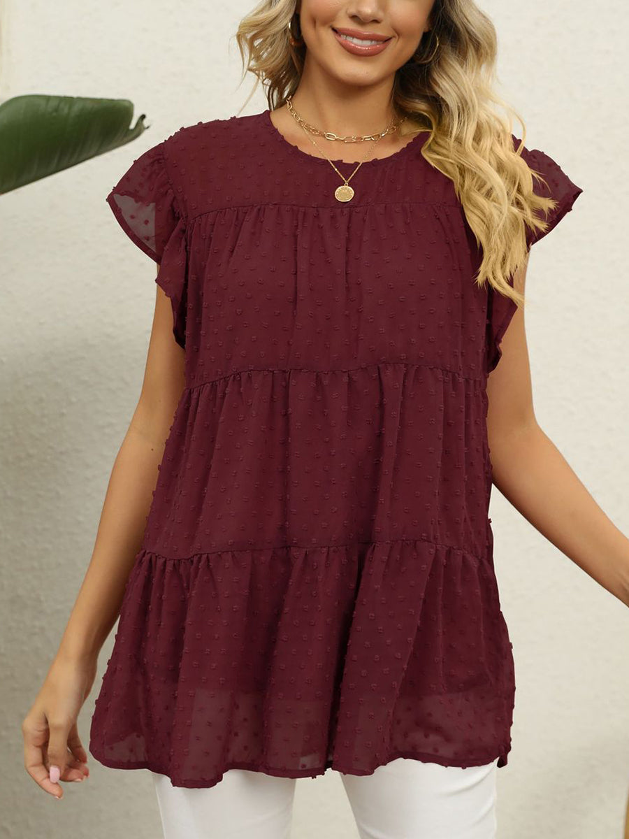 Women's T-Shirts Loose Casual Comfort Stitching Fashion Short Sleeve T-Shirt