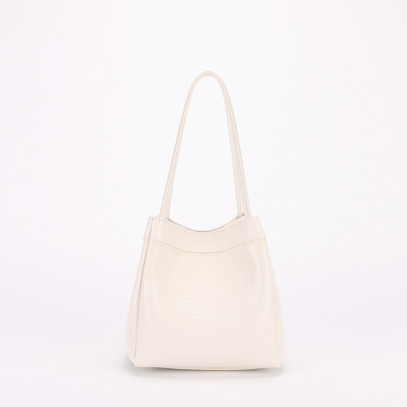 Women's Retro Small Square Leather Simple Fashion Lizard Pattern Wings Handbags