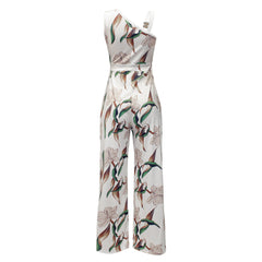 Sleeveless Strap High Waist Jumpsuit