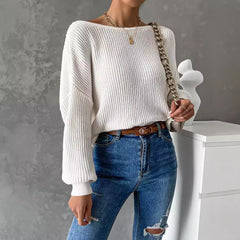 Dew Shoulder Waffle Long Sleeve T Shirt