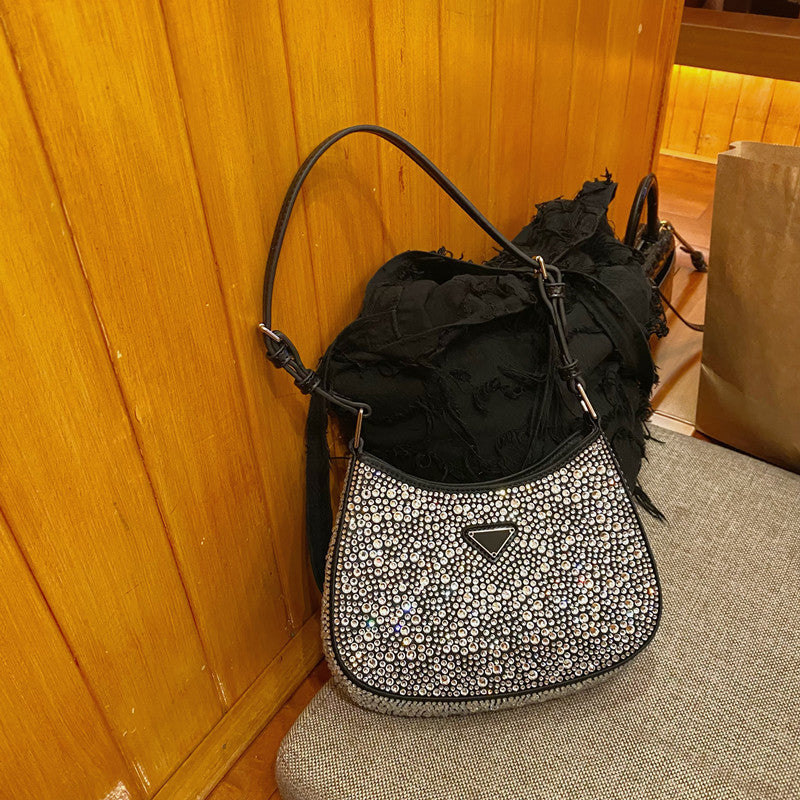 Rhinestone Women's Fashionable Shoulder Casual Shoulder Bags