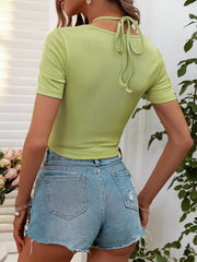Sexy Alluring Style For Fashionable Short Sleeve T Shirt