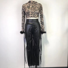 Women's String High Waist Pants