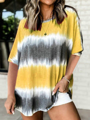 Casual Short Sleeve Round Neck T-Shirt