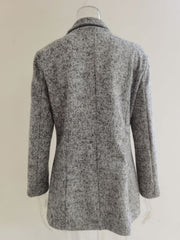 Lapel Collar Blazer Open Front Cardigan Coat