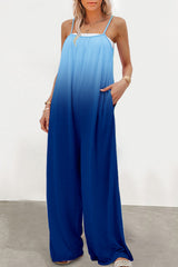 Gradient Pockets Slip Jumpsuit