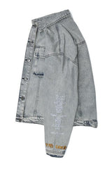 Vincent Van Gogh Embroidered Denim Jacket