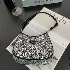 Rhinestone Women's Fashionable Shoulder Casual Shoulder Bags