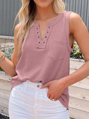 Women's T-Shirts Casual Solid Color V Neck Loose T-Shirt