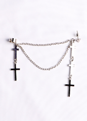 Cross Punk Earrings
