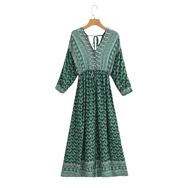 Maxi Dress, Boho Dress, Kimono Dress, Towards the Sun