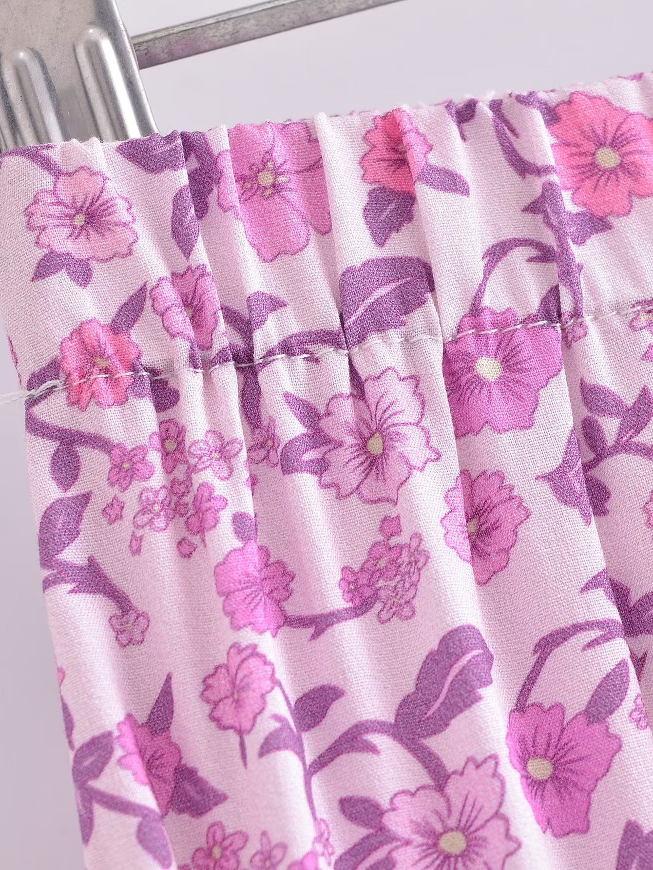 Boho Skirt, Hippie Skirts, Maxi Skirt,  Scilla Elise in Pink and Blue
