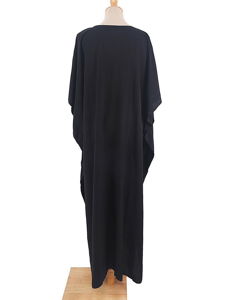 Boho Maxi Dress, Beach Dress, Kaftan Zaynab in Red, Blue, White and Yellow