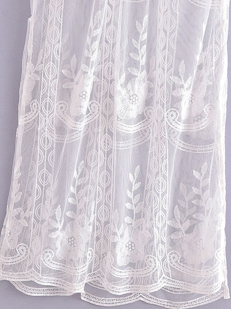Maxi Dress - Boho Dress - Sundress - Lace Dress - White Aitana