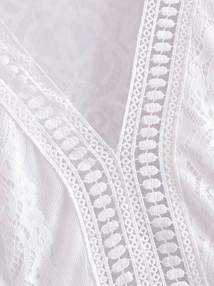Maxi Dress - Boho Dress - Sundress - Lace Dress - White Altar