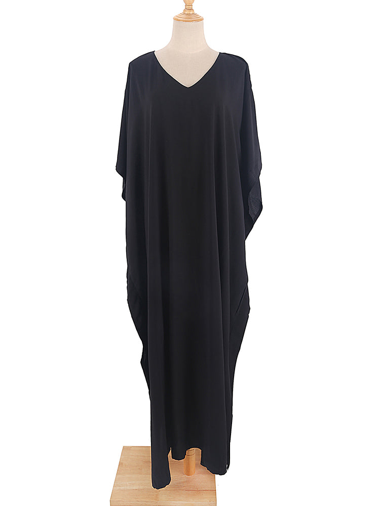 Boho Maxi Dress, Beach Dress, Kaftan Zaynab in Red, Blue, White and Yellow