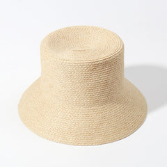 Sun Straw Bucket Hats - Foldable Beach Hats for Summer - Ladies Vacation Hat