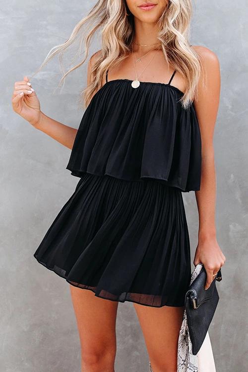 Redcrest Pleated Romper