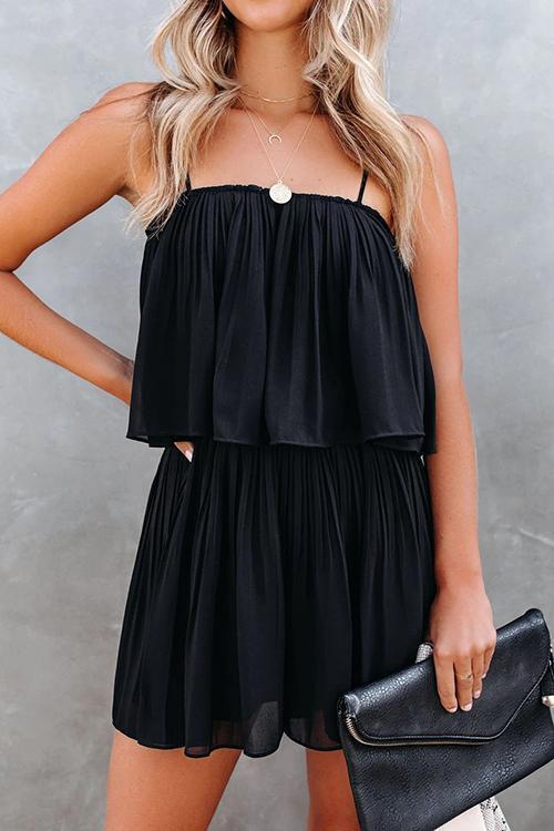 Redcrest Pleated Romper