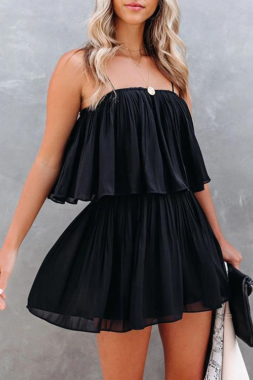 Redcrest Pleated Romper