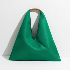Boho Bag, Hobo Bags, Triangle Fabric Bag in Pink, Blue, Black, Green