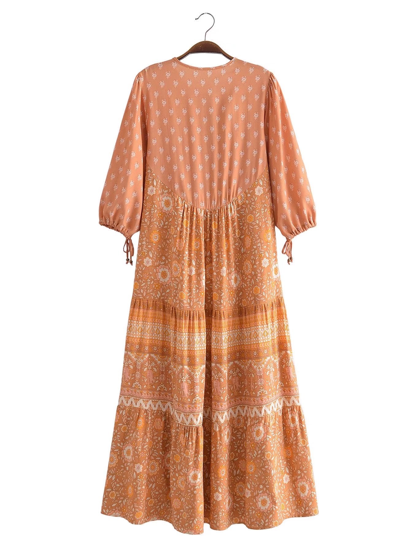 Boho Maxi Dress, Sundress, Dustry Romani Eulalie
